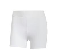 adidas Damen Techfit Stay in Play Short Leggings, White, L 5 inch