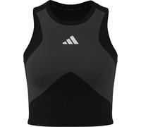 adidas Damen Techfit Workout Color Block Tank, Black/Carbon, S