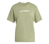 Adidas Terrex Classic Logo Short Sleeve T-shirt Vert M Femme