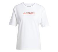 adidas Damen Terrex Classic Logo T-Shirt, White, M