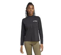 adidas Damen Terrex Multi Climacool Half Zip Long Sleeve, Black, S