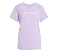 adidas Damen Terrex Multi Climacool Logo Tech T-Shirt, Powder Plum, L