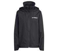 adidas Damen Terrex Multi Essentials 2 Layer Rain Jacket, black, L