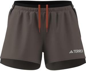 adidas Damen Terrex Multi Light Shorts, Trace Brown, L Long