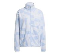 adidas Damen Terrex Multi Printed Full Zip Fleece Jacket, Glow Blue/Crystal Sky, M