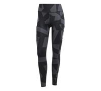 adidas Damen Terrex Multi Printed Tights, Carbon/Black/Black/Black, 14