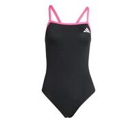 adidas Damen Thin Straps V-Back Swimsuit, Black, 34