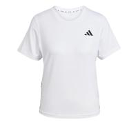 adidas Damen Train Essentials 3-Stripes Workout T-Shirt, White/Black, XS