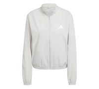 Adidas Train Essentials 3 Stripes Woven Warm Up Full Zip Sweatshirt Beige L / Regular Femme