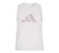adidas Damen Train Essentials Big Performance Logo Training Tank Top, Ice Purple/preloved Fig, XS
