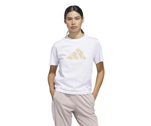 adidas Damen Umbrellas BIG Logo Graphic T-Shirt, White, XS