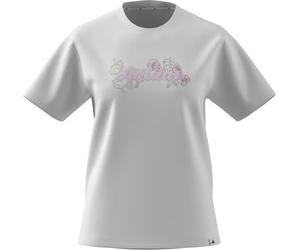 adidas Damen Western Florals Graphic T-Shirt, White, L
