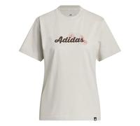 adidas Damen Western Florals Graphic T-Shirt, Wonder Alumina, XXS