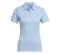 adidas Damen Women's Solid Performance Short Sleeve Polo Shirt, Clear Sky, M