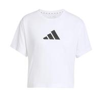Adidas Train Essentials Big Logo Performance Short Sleeve T-shirt Blanc M Femme