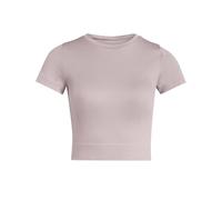 adidas Damen Workout Essentials Knit Baby Tee, preloved Fig, XL