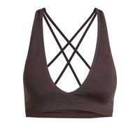 adidas Damen Workout Essentials Seamless Knit Light Support Bra, Aurora Coffee, L
