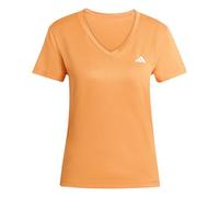 adidas Damen Workout Essentials V-Neck T-Shirt, Pure Orange, S