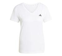 adidas Damen Workout Essentials V-Neck T-Shirt, White, L