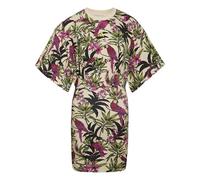 adidas Damen X Farm Rio Dress, Crystal Linen/Semi Lucid Fuchsia/preloved Lime, XXL