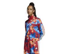 adidas Damen x Farm Rio House of Tiro Track Top, Light Blue/Tactile Red/Cream White, S