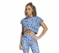 adidas Damen x Farm Rio Training Tank Top, Dark Marine/Talc/White, XS