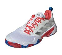 adidas Débardeur Barricade pour femme, Blanc argenté métallisé bleu roi clair, 40 EU