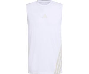 Adidas - Débardeur de trail technique et respirant sans manches - XPR Tank White pour Homme - Taille M - Blanc Blanc M