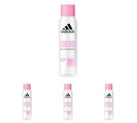 adidas Déodorant spray anti-transpirant Control, Parfum floral, Protection 48h, Doux pour la Peau, Formule Vegan, 150ml (Lot de 4)