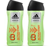 Adidas - Douche Active Start - 250 ml - lot de 2