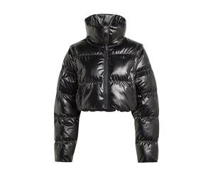 Adidas - Doudoune courte avec fermeture éclair complète - Femme - Sport - Noir - Taille: 38 FR
