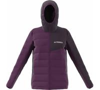 Adidas - Doudoune légère et isolée en duvet - Multi Light Down Hooded Jacket W Aurora Plum Aurora Black pour Femme - Taille S - Noir Noir S