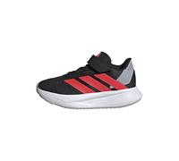 adidas Duramo SL2 Hook and Loop Shoes Kids Chaussures de Course, Core Black/Lucid Red/Halo Silver, 32 EU