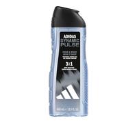 Adidas Dynamic Pulse gel de douche visage, corps et cheveux 3 en 1 400 ml