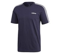 adidas E 3S Tee T-Shirt Homme Legend Ink/Blanc FR : M (Taille Fabricant : M)