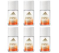 adidas Energy Kick Roll Lot de 6 déodorants à bille à l'huile de mandarine et 24 heures de fraîcheur avec formule douce pour la peau, anti-transpirants, avec protection 24 heures contre la