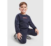 adidas Ensemble de survêtement Colour Block Linear Crew Bébé - Bleu 6-9M