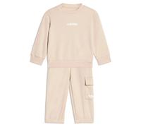 Adidas Jogger bébé ESSENTIALS Linear Logo Mixte Crystal Linen/Blanc 18-24 mois