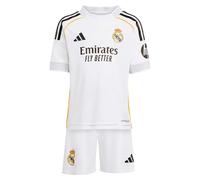 Adidas Ensemble Junior à Manches Courtes Domicile Real Madrid 25/26 Mini