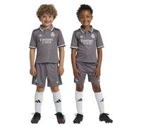 Adidas Real Madrid 24/25 Third Short Sleeve Junior Set Gris 12-24 Months Enfants