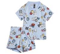 Adidas Survêtement bébé Seasonal Essentials Fun Tee Set – Bleu 0-3 mois