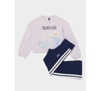 ADIDAS SPORTSWEAR Survêtement 'Adidas x Disney Die Eiskönigin' bleu ciel / bleu foncé / lavande / blanc, Taille 104