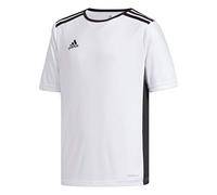adidas ENTRADA 18 JSYY Jersey (Short Sleeve) Unisex-Child, White/Black, 140