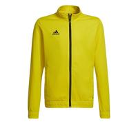 adidas Entrada 22 Track Jacket Top Mixte Enfant, Team Yellow/Black, 9-10 Years
