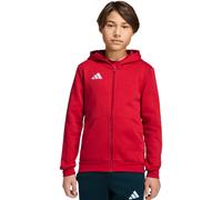 adidas Entrada 26 Sweat à capuche zippé Jr 140 Rouge/Blanc