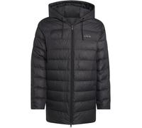 Veste à capuche adidas Essentials CLIMAWARM 3-Stripes Light Down noir pur blanc - XL