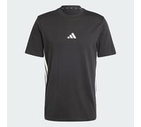 Adidas T-shirt Essentials 3-Stripes Single Jersey manches courtes Homme Noir/Blanc S