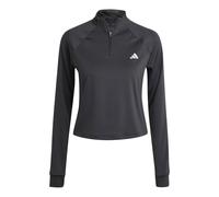 adidas Damen Train Essentials Minimal Branding 1/4-Zip Cover Up, Black, XS