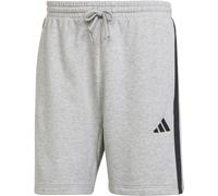 Adidas Essentials 3 Stripe Fleece Shorts Mens Gris/Noir XL Male