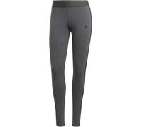 Adidas Essentials 3 Stripe Leggings Womens Gris foncé L (16-18) Female